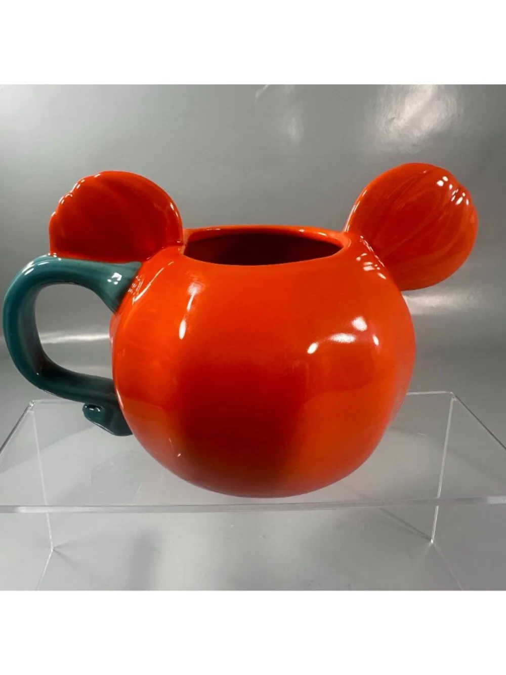 Disney Parks Mickey Mouse Mug Pumpkin Ceramic Halloween Jack Lantern 2023